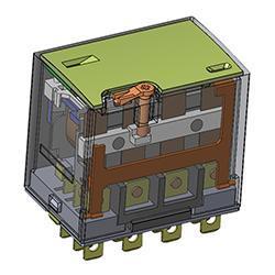 Электромагнитное реле NNC68AZL-4Z  (релейный переключатель JQX-13F-4Z)